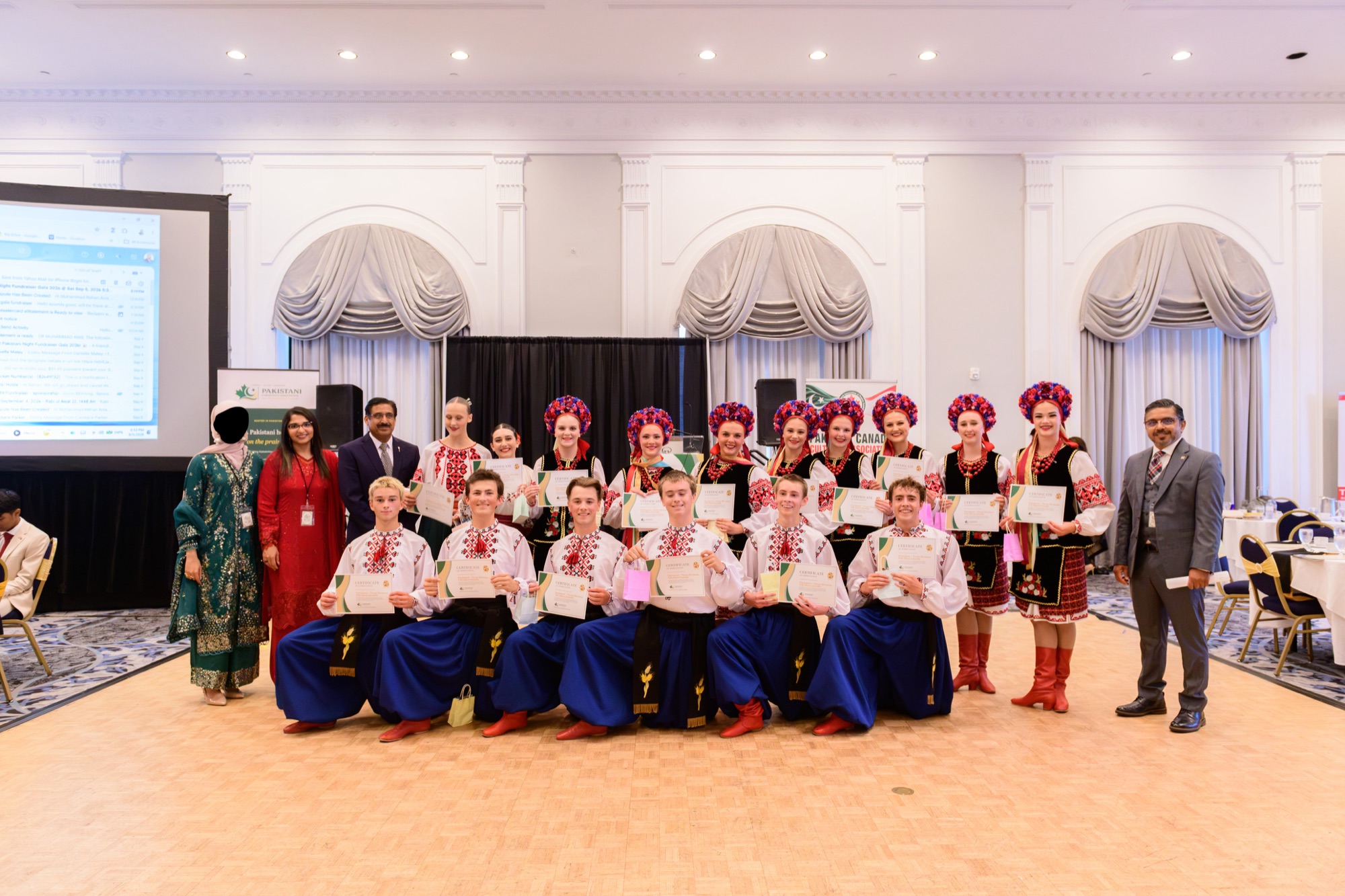 Performers with certificates