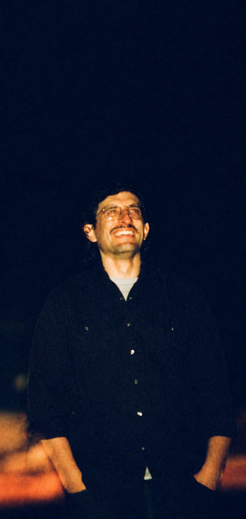 Nick Faye smiling